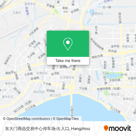 东大门商品交易中心停车场-出入口 map
