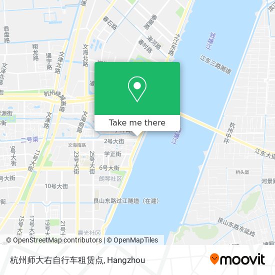 杭州师大右自行车租赁点 map