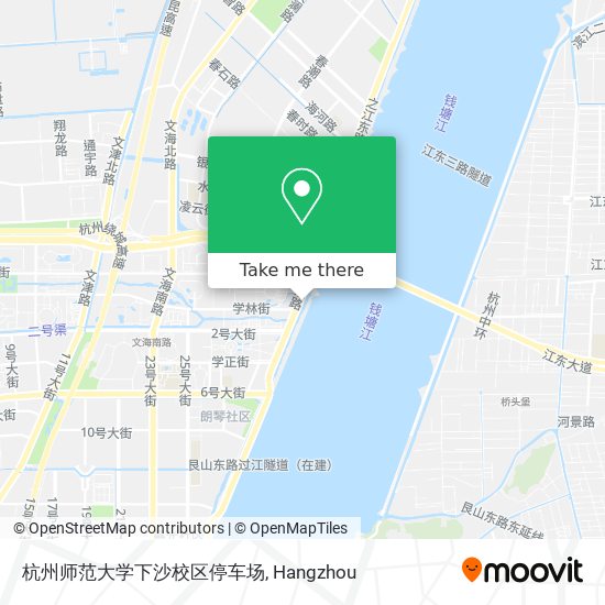 杭州师范大学下沙校区停车场 map