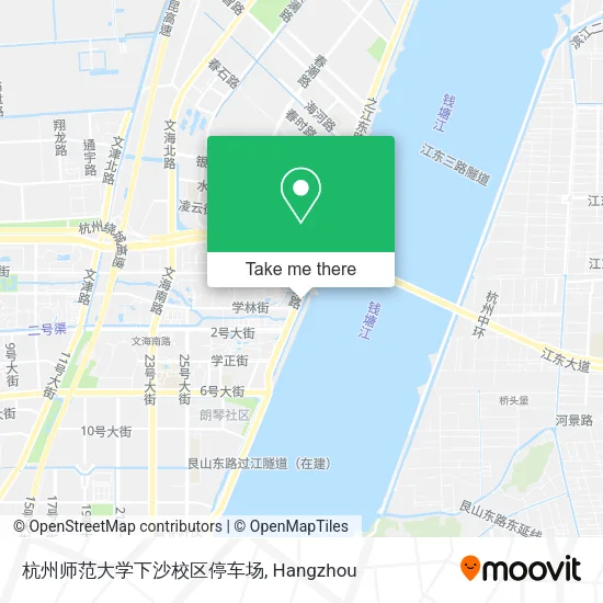杭州师范大学下沙校区停车场 map