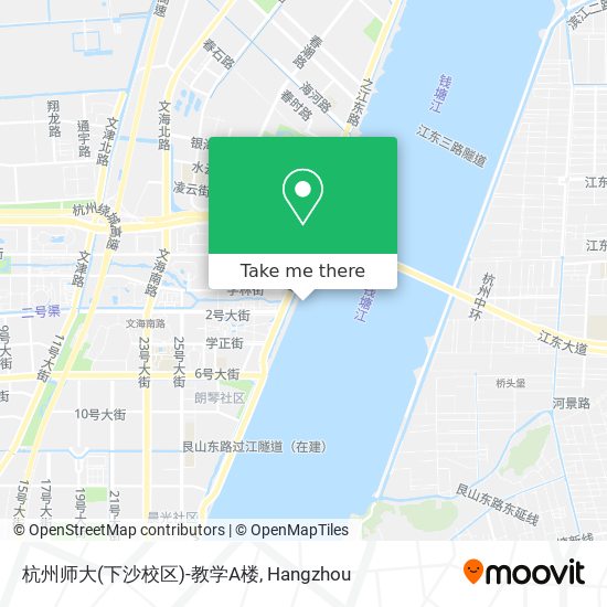 杭州师大(下沙校区)-教学A楼 map