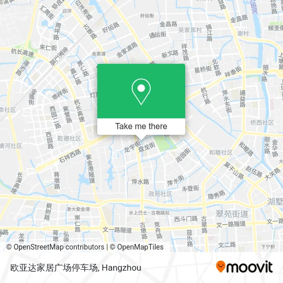 欧亚达家居广场停车场 map