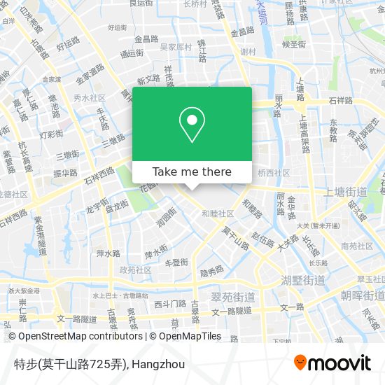 特步(莫干山路725弄) map
