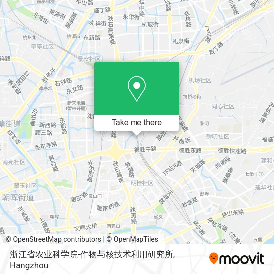 浙江省农业科学院-作物与核技术利用研究所 map