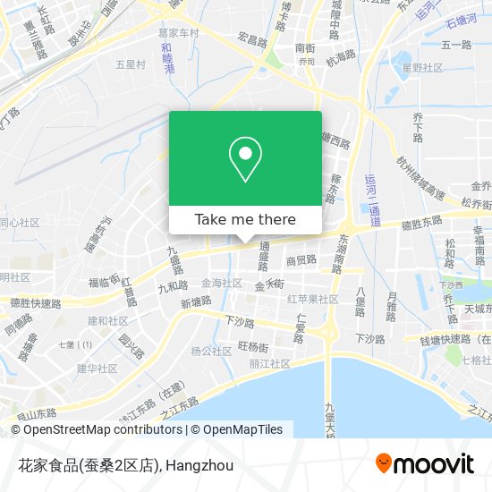花家食品(蚕桑2区店) map