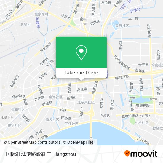 国际鞋城伊路歌鞋庄 map
