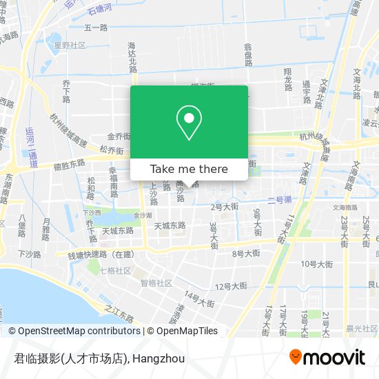 君临摄影(人才市场店) map