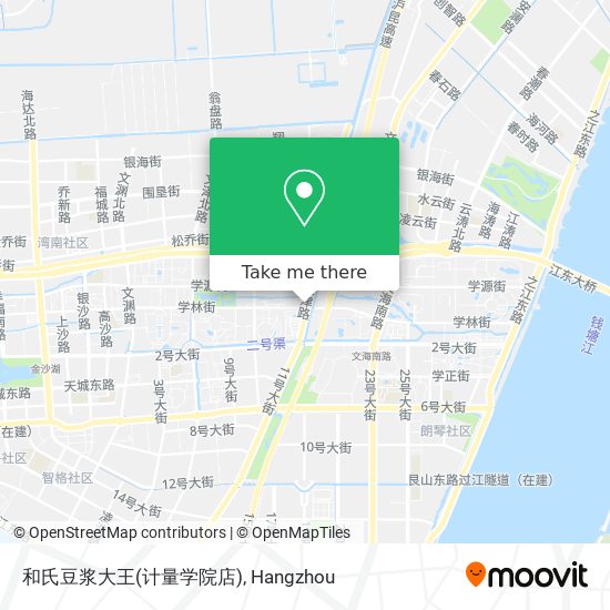 和氏豆浆大王(计量学院店) map