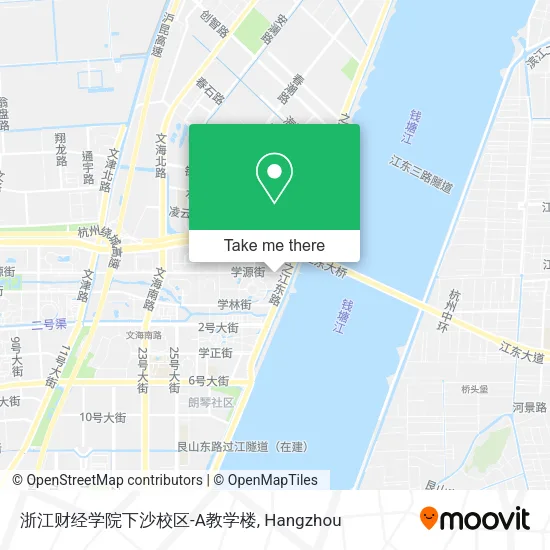 浙江财经学院下沙校区-A教学楼 map