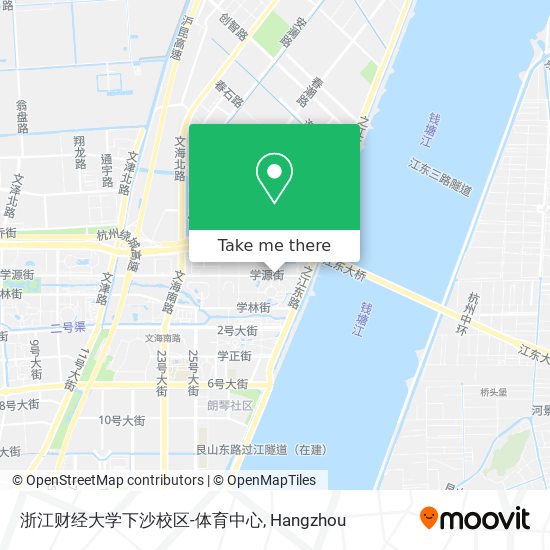 浙江财经大学下沙校区-体育中心 map