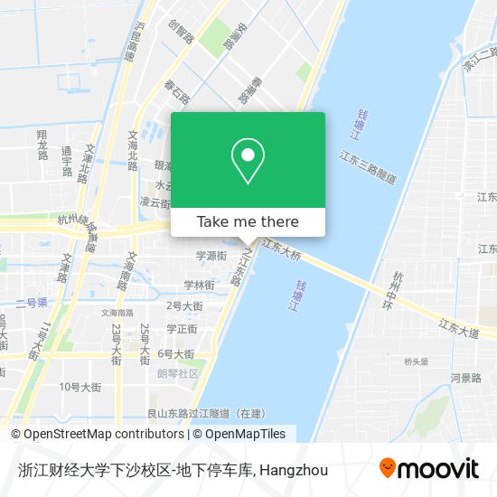 浙江财经大学下沙校区-地下停车库 map