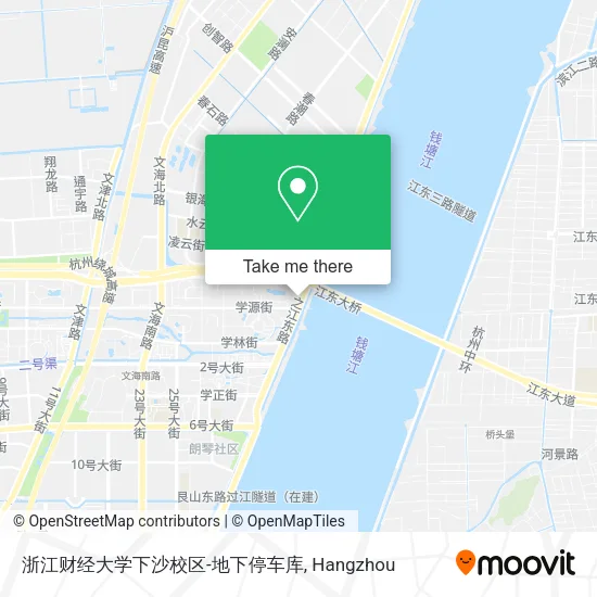 浙江财经大学下沙校区-地下停车库 map