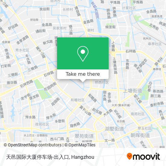 天邑国际大厦停车场-出入口 map