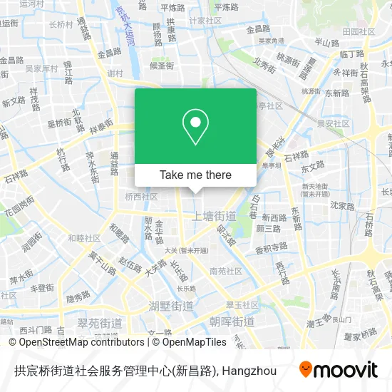 拱宸桥街道社会服务管理中心(新昌路) map