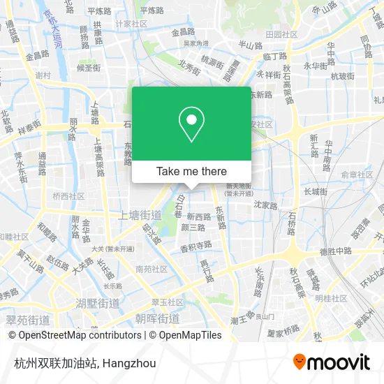 杭州双联加油站 map