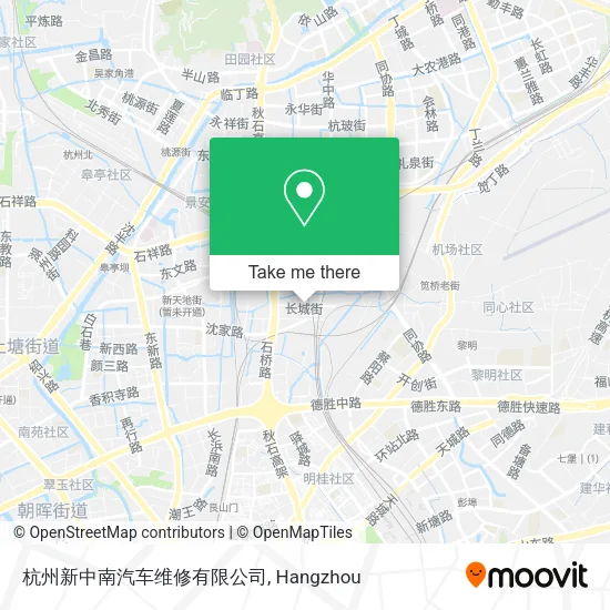 杭州新中南汽车维修有限公司 map