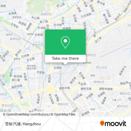 雪标汽修 map