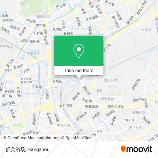 舒美浴场 map
