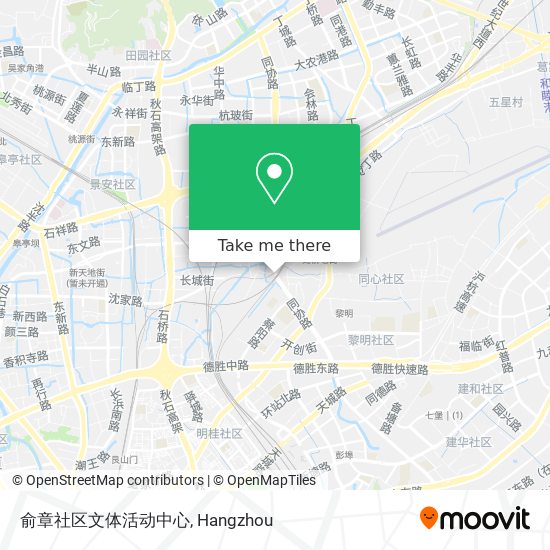 俞章社区文体活动中心 map