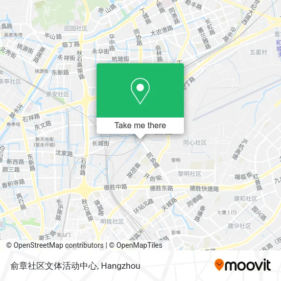 俞章社区文体活动中心 map