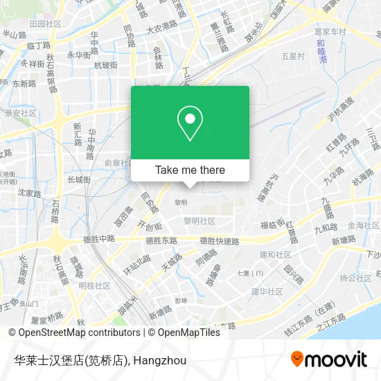 华莱士汉堡店(笕桥店) map