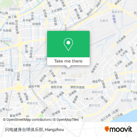 闪电健身台球俱乐部 map