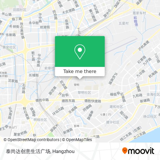 泰尚达创意生活广场 map