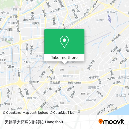 天德堂大药房(相埠路) map
