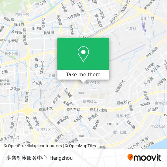 洪鑫制冷服务中心 map