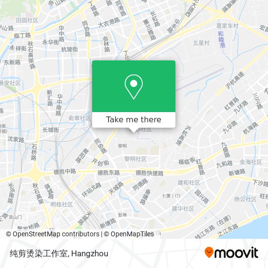 纯剪烫染工作室 map