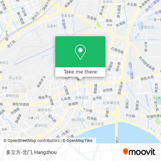 多立方-北门 map