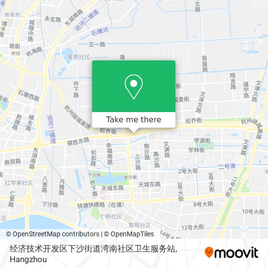 经济技术开发区下沙街道湾南社区卫生服务站 map
