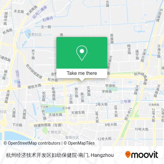 杭州经济技术开发区妇幼保健院-南门 map