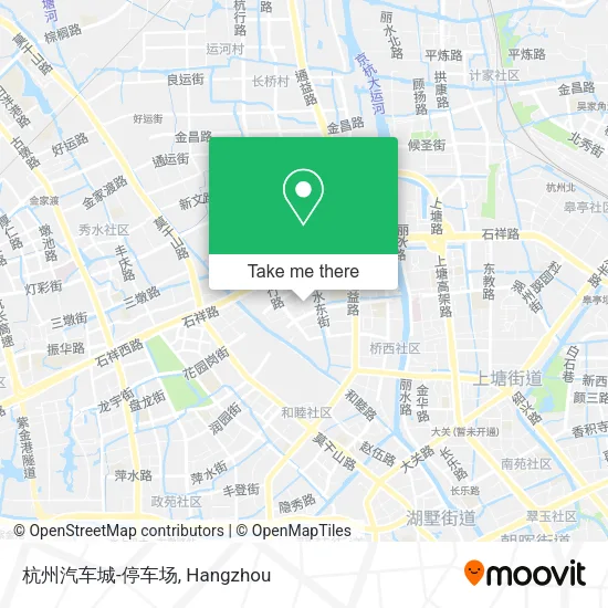 杭州汽车城-停车场 map