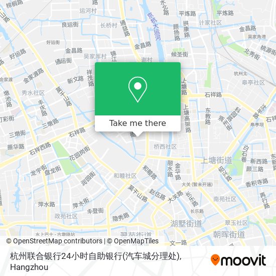 杭州联合银行24小时自助银行(汽车城分理处) map