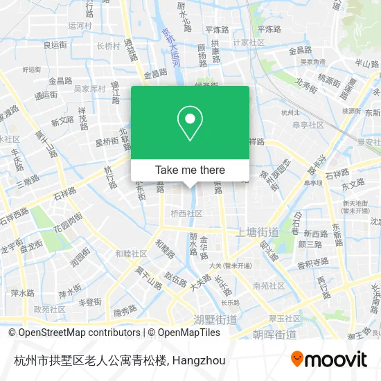 杭州市拱墅区老人公寓青松楼 map