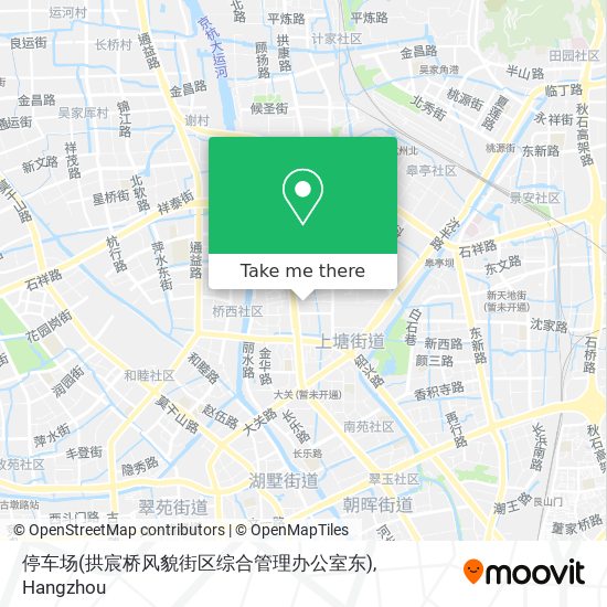 停车场(拱宸桥风貌街区综合管理办公室东) map