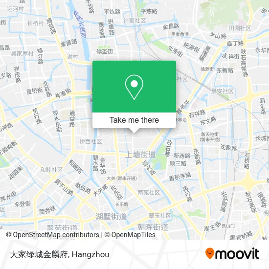 大家绿城金麟府 map