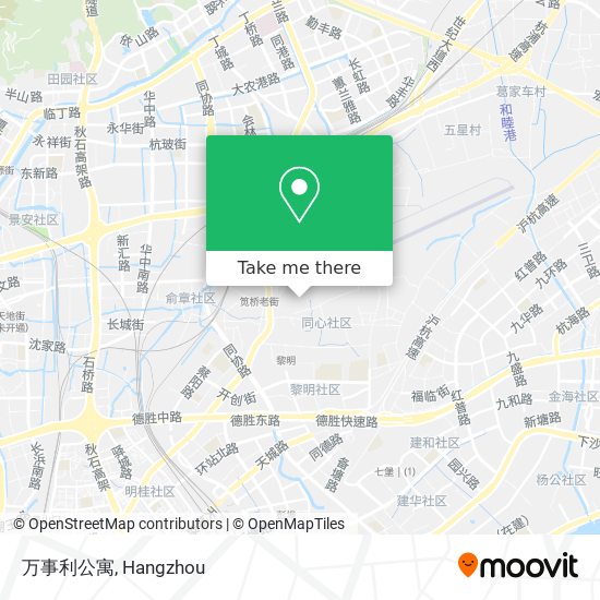 万事利公寓 map