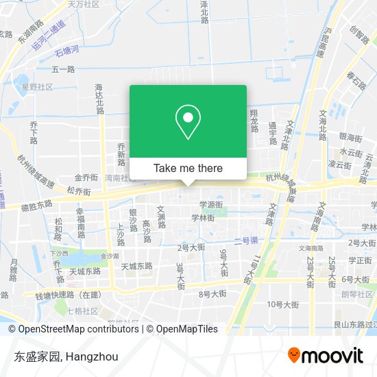东盛家园 map