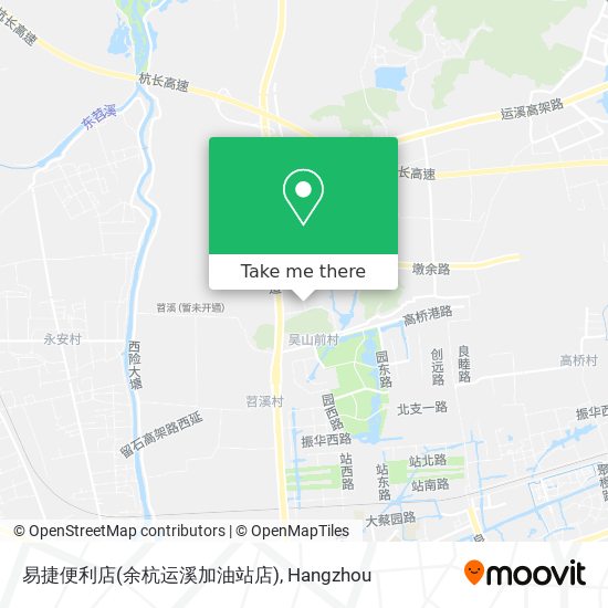 易捷便利店(余杭运溪加油站店) map