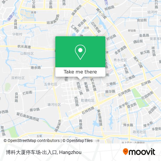 博科大厦停车场-出入口 map