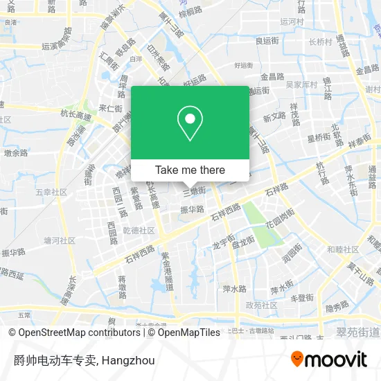 爵帅电动车专卖 map