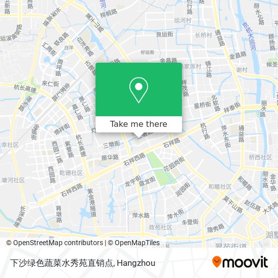 下沙绿色蔬菜水秀苑直销点 map