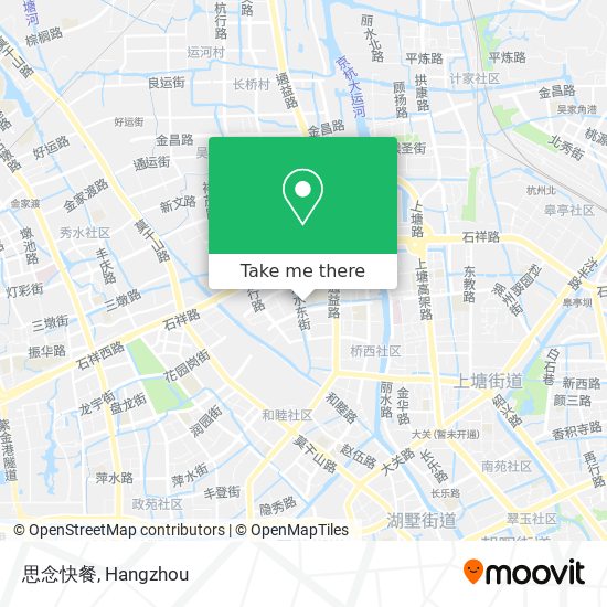 思念快餐 map