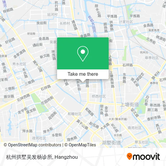 杭州拱墅吴发杨诊所 map