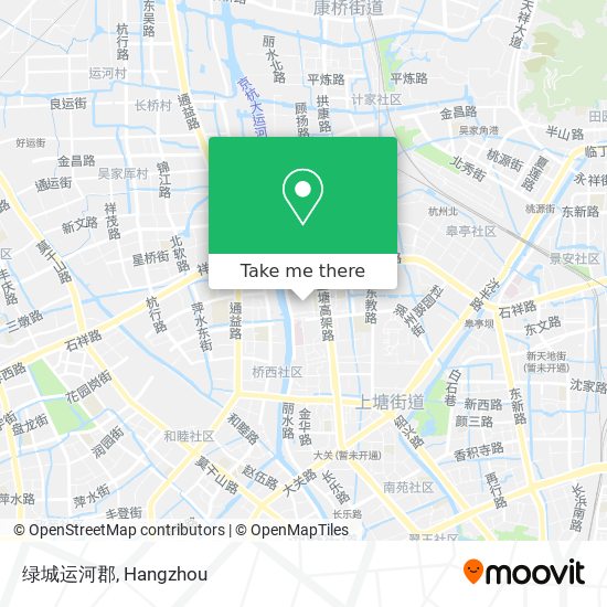 绿城运河郡 map
