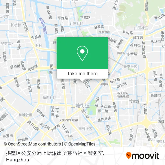 拱墅区公安分局上塘派出所蔡马社区警务室 map