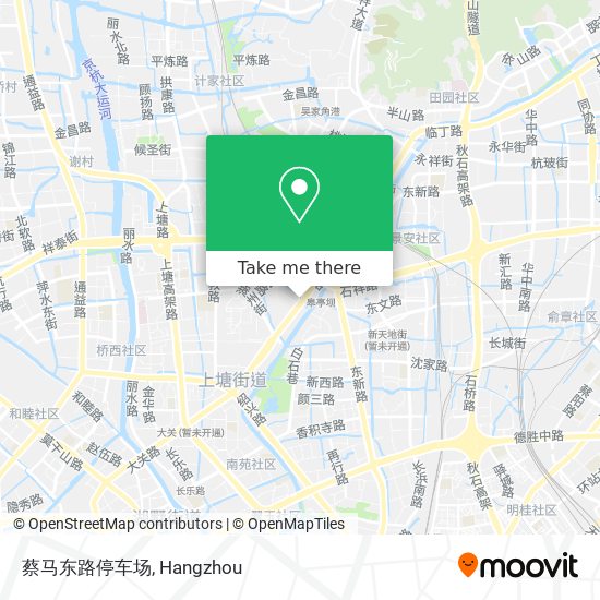 蔡马东路停车场 map