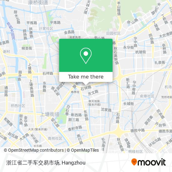 浙江省二手车交易市场 map